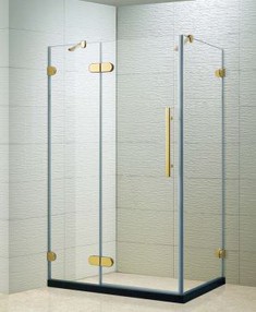 Stačiakampis vyriai be rėmelių dušo durų stiklo